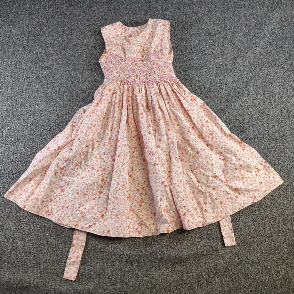 Vintage just friends smocked dress sz‎ 3